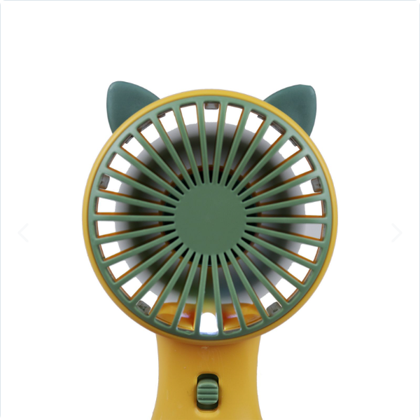 Mini Ventilador Orejas de Oso Amarillo
