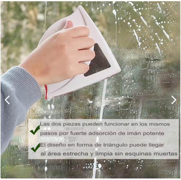 Escoba Limpiadora de Ventanas con Imanes